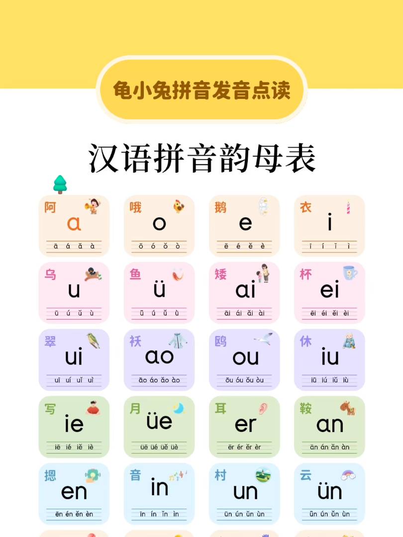 韵母表儿歌